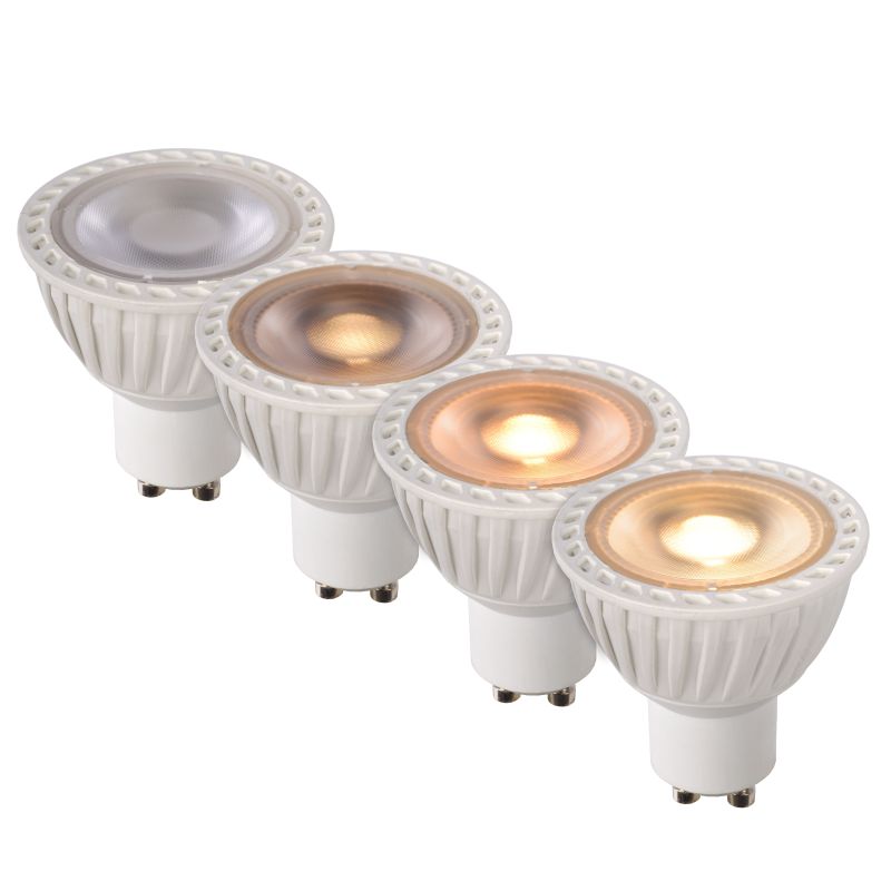 Lucide MR16 - LED žiarovka - Ø 5 cm - LED Dim to warm - GU10 - 1x5W 2200K/3000K - White